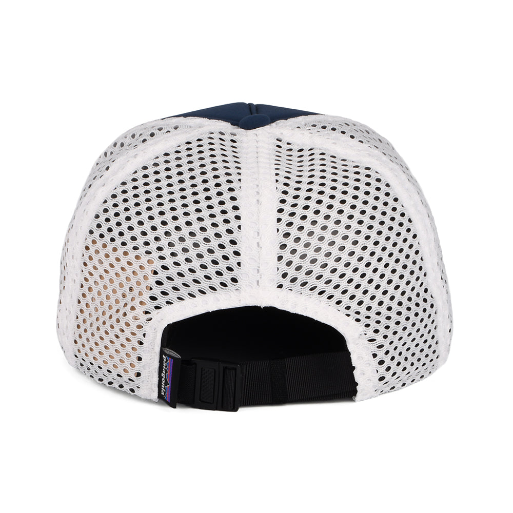 Casquette Trucker Recyclée Lost And Found Duckbill Shorty bleu-blanc PATAGONIA