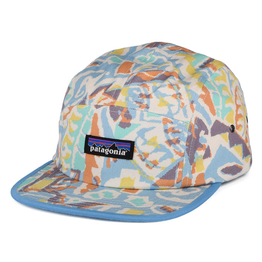 Casquette 5 Panel en Coton Bio P-6 Label Thriving Planet Maclure bleu moyen-multi PATAGONIA