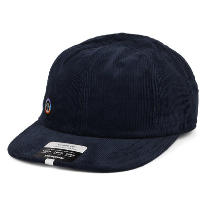 Casquette Snapback en Velours Côtelé Fitz Roy Icon bleu marine PATAGONIA