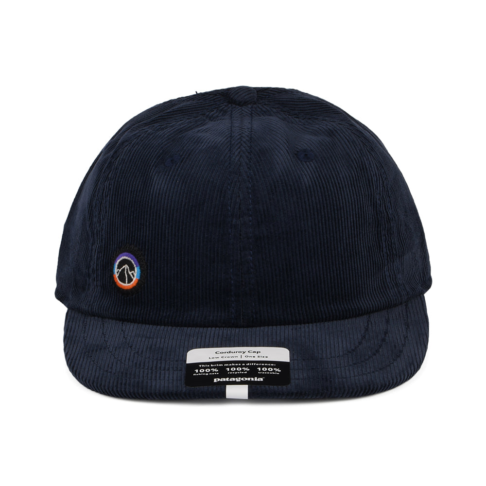 Casquette Snapback en Velours Côtelé Fitz Roy Icon bleu marine PATAGONIA
