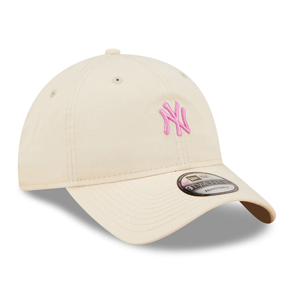 Casquette 9TWENTY MLB Mini Logo New York Yankees rose blush-rose NEW ERA