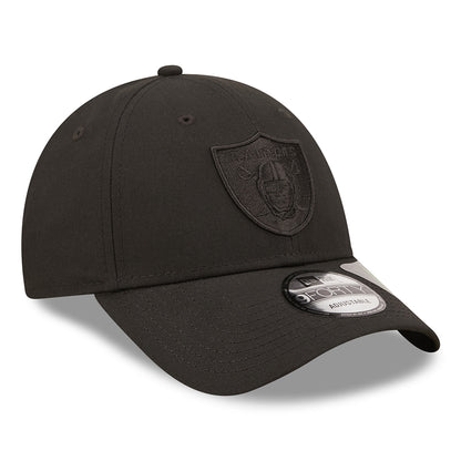 Casquette 9FORTY NFL Repreve Monochrome Las Vegas Raiders noir NEW ERA