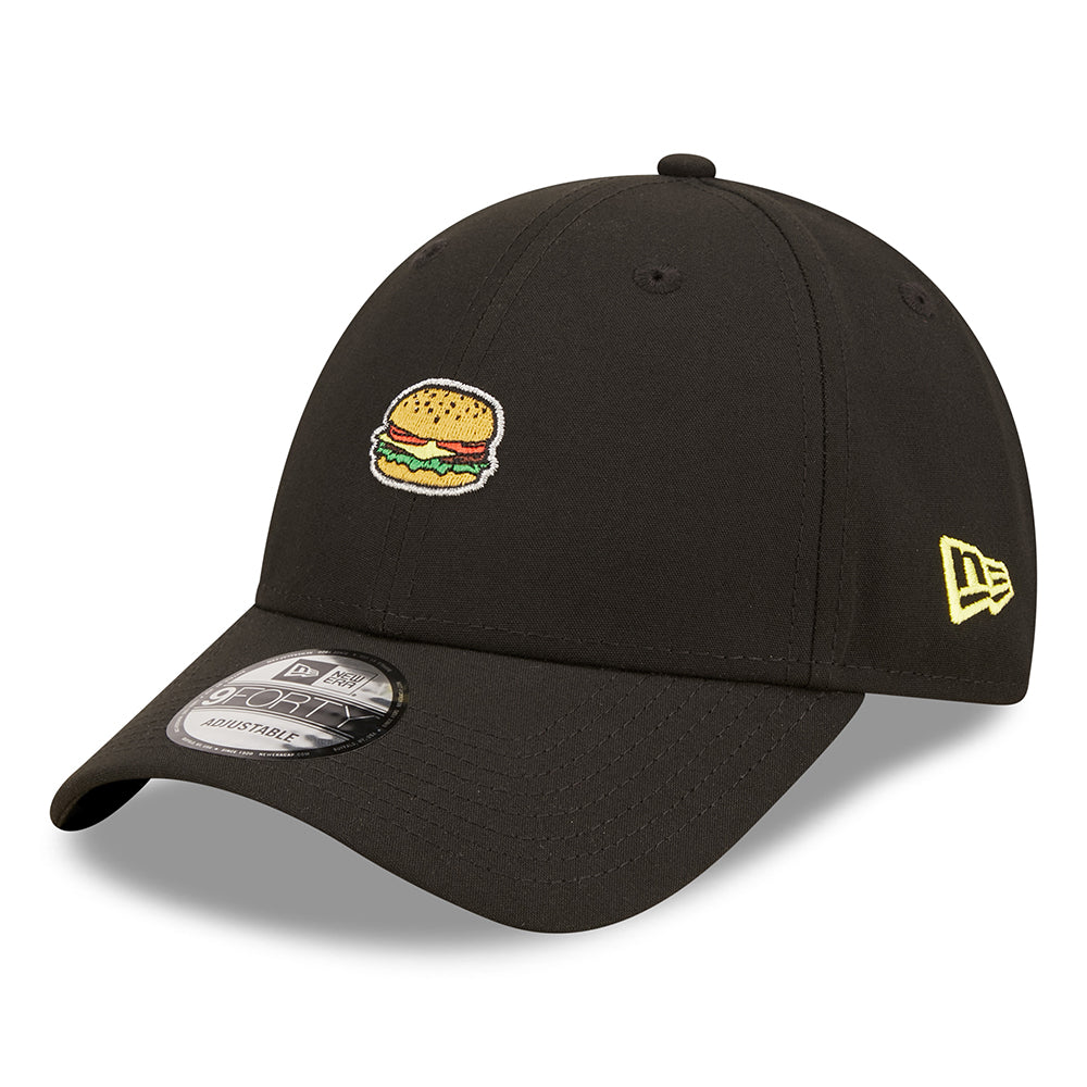 Casquette 9FORTY NE Food Icon Repreve Burger noir NEW ERA