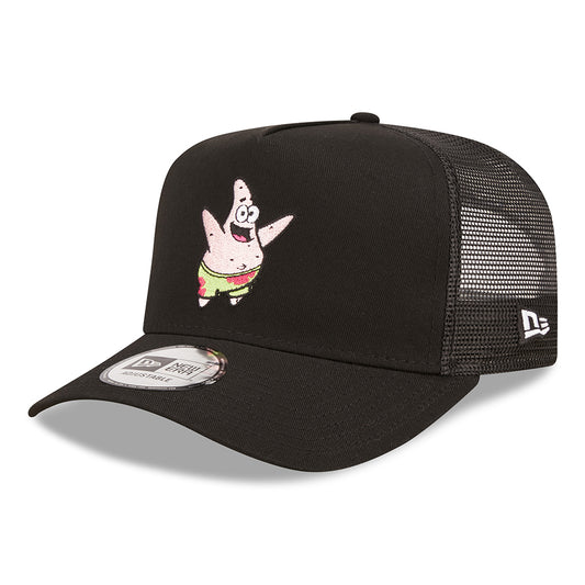 Casquette Trucker Patrick Étoile Nickelodeon A-Frame noir NEW ERA