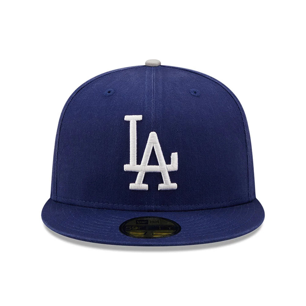 Casquette 59FIFTY MLB Cooperstown Patch L.A. Dodgers bleu NEW ERA
