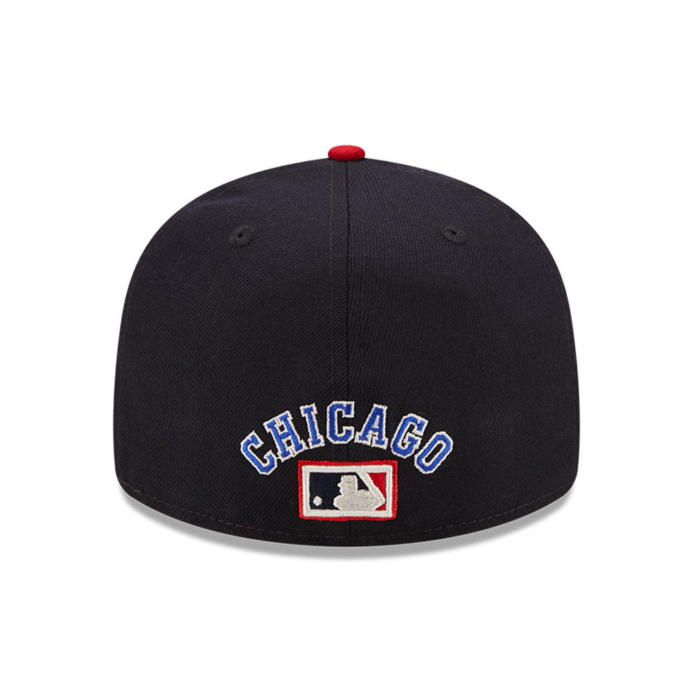 Casquette Low Profile 59FIFTY MLB Cooperstown Chicago White Sox bleu marine-rouge NEW ERA