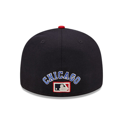 Casquette Low Profile 59FIFTY MLB Cooperstown Chicago White Sox bleu marine-rouge NEW ERA