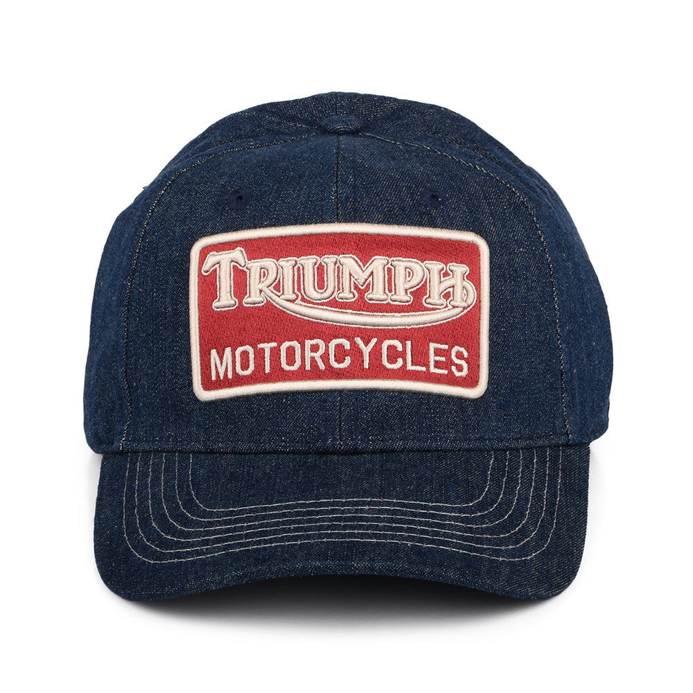 Casquette en Jean Forecourt bleu TRIUMPH MOTORCYCLES