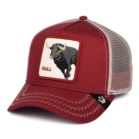 Casquette Trucker Bull rouge GOORIN