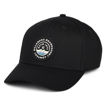 Casquette Snapback en Coton Sergé Walled noir BILLABONG
