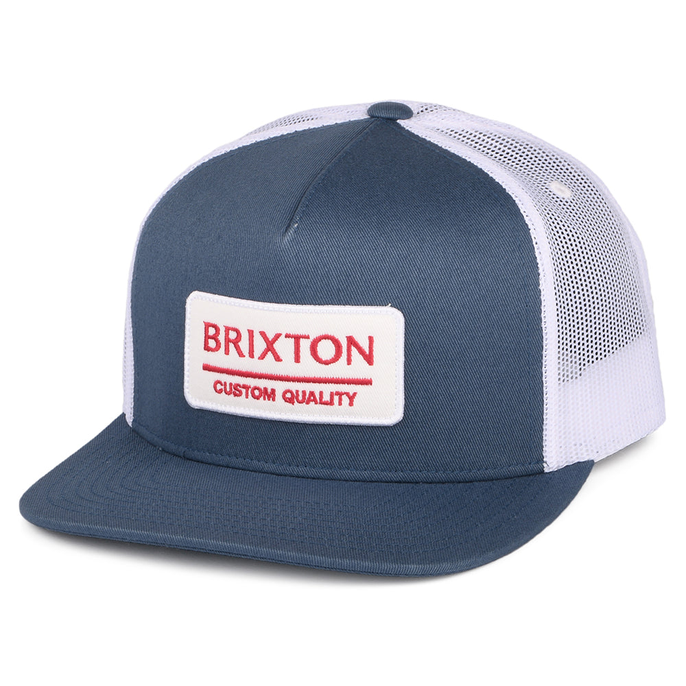 Casquette Trucker Palmer Proper MP bleu-blanc BRIXTON