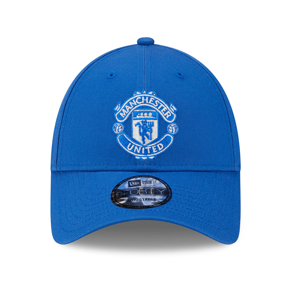 Casquette 9FORTY Seasonal Manchester United FC azur NEW ERA