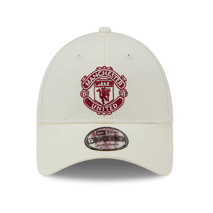 Casquette 9FORTY Seasonal Manchester United FC blanc cassé-cardinal NEW ERA