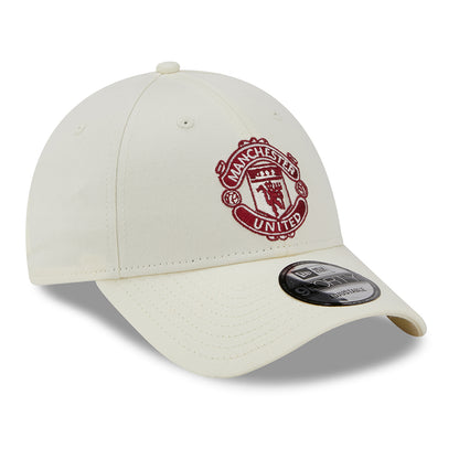 Casquette 9FORTY Seasonal Manchester United FC blanc cassé-cardinal NEW ERA