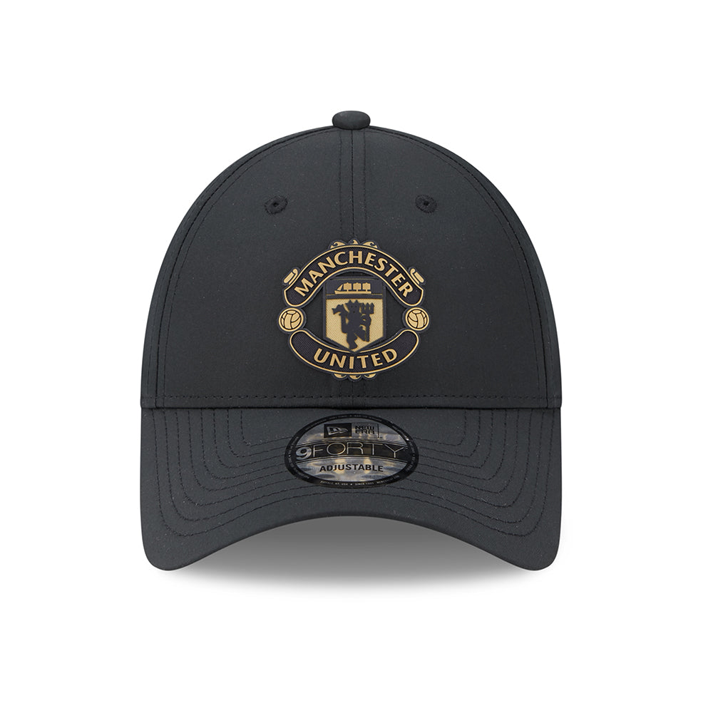 Casquette 9FORTY Featherweight Manchester United FC noir-doré NEW ERA