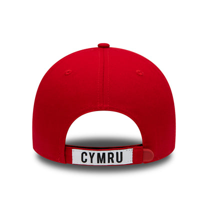 Casquette 9FORTY Core Fédération de Football de Galles écarlate-vert NEW ERA