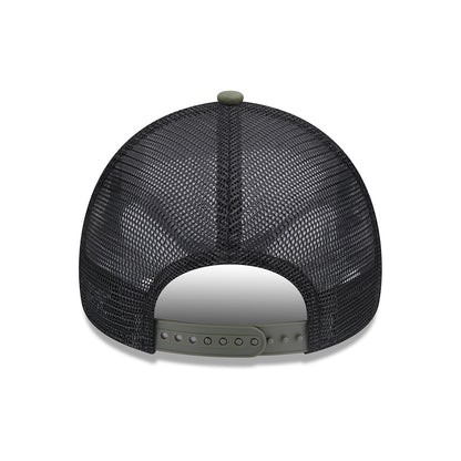 Casquette Trucker A-Frame Seasonal Lion Crest Chelsea FC olive-noir NEW ERA