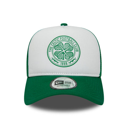 Casquette Trucker A-Frame Core Celtic FC vert-blanc NEW ERA