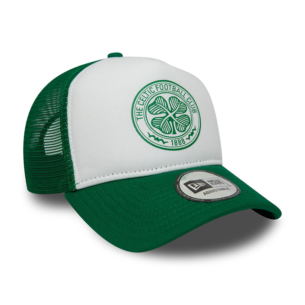 Casquette Trucker A-Frame Core Celtic FC vert-blanc NEW ERA