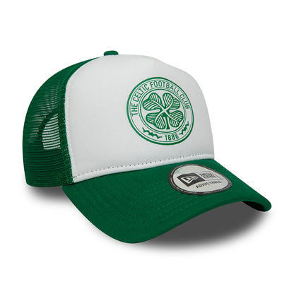Casquette Trucker A-Frame Core Celtic FC vert-blanc NEW ERA