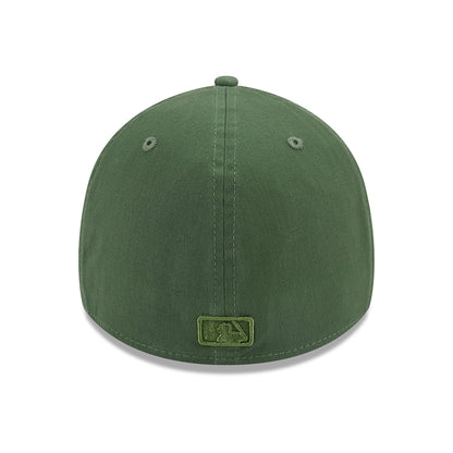 Casquette 39THIRTY MLB League Essential L.A. Dodgers olive sur olive NEW ERA