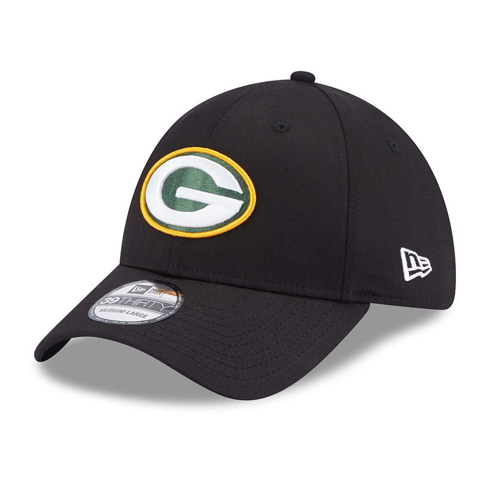Casquette 39THIRTY NFL Comfort Green Bay Packers noir NEW ERA