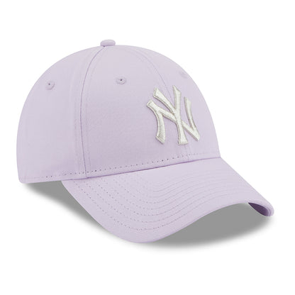 Casquette Femme 9FORTY MLB Metallic Logo New York Yankees lavande-argenté NEW ERA