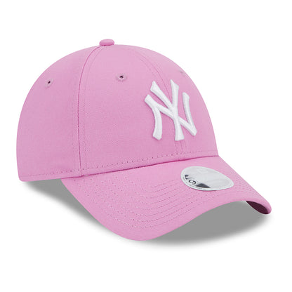 Casquette Femme 9FORTY MLB League Essential New York Yankees rose-blanc NEW ERA