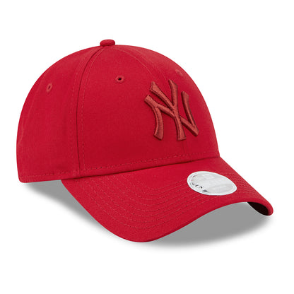 Casquette Femme 9FORTY MLB League Essential New York Yankees écarlate-rouge NEW ERA
