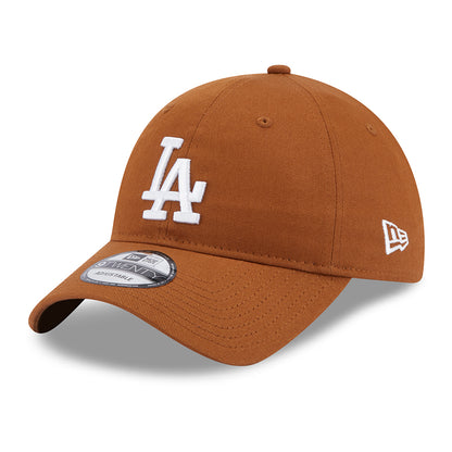 Casquette 9TWENTY L.A. Dodgers MLB League Essential toffee-blanc NEW ERA