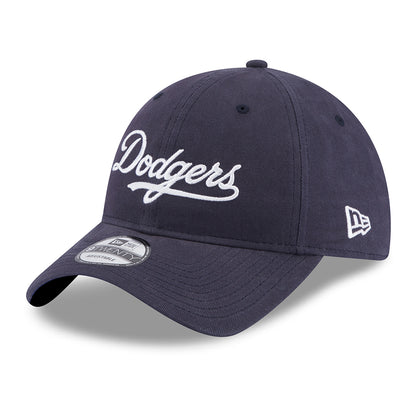 Casquette 9TWENTY MLB Team Script L.A. Dodgers bleu marine-blanc NEW ERA