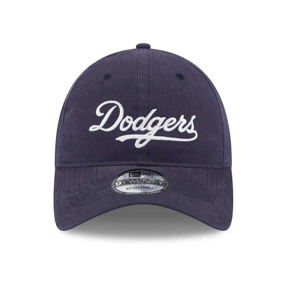 Casquette 9TWENTY MLB Team Script L.A. Dodgers bleu marine-blanc NEW ERA