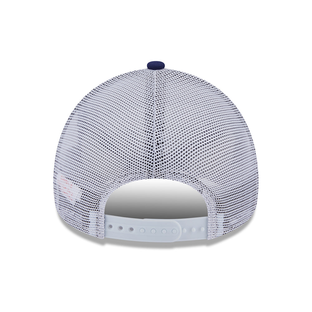 Casquette Trucker A-Frame MLB Team Script L.A. Dodgers bleu foncé-blanc NEW ERA