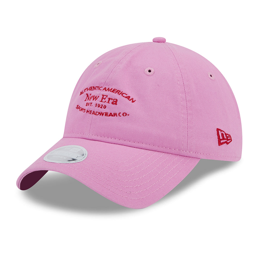 Casquette Femme 9TWENTY en Coton Délavé rose-écarlate NEW ERA