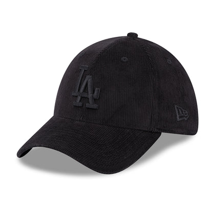 Casquette 39THIRTY MLB Cord L.A. Dodgers noir sur noir NEW ERA