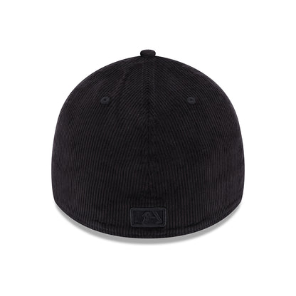 Casquette 39THIRTY MLB Cord II New York Yankees noir sur noir NEW ERA
