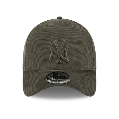 Casquette 39THIRTY MLB Cord New York Yankees olive sur olive NEW ERA