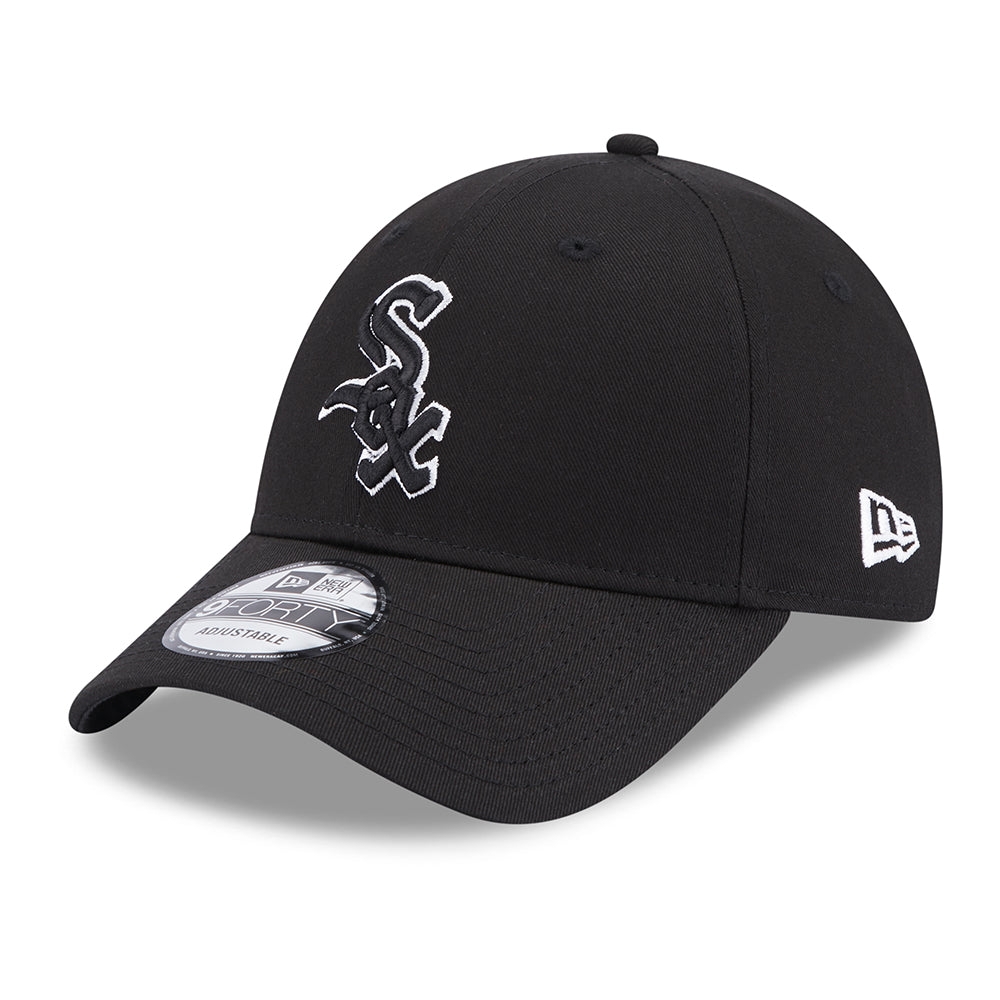 Casquette 9FORTY MLB Team Outline Chicago White Sox noir-blanc NEW ERA