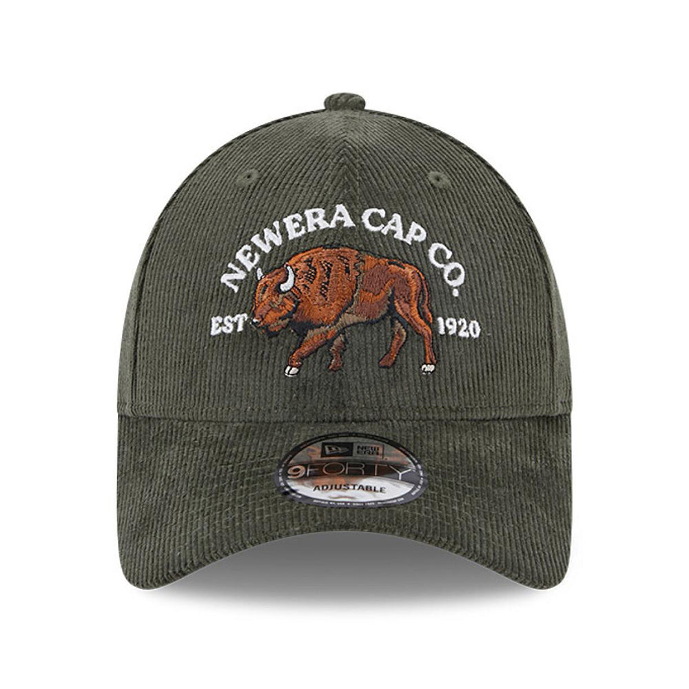 Casquette 9FORTY NE Cord Buffalo olive NEW ERA