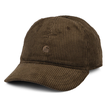 Casquette en Velours Côtelé Harlem marron profond CARHARTT WIP