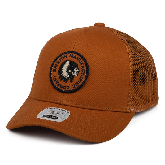 Casquette Trucker Rival Stamp NetPlus MP ocre BRIXTON