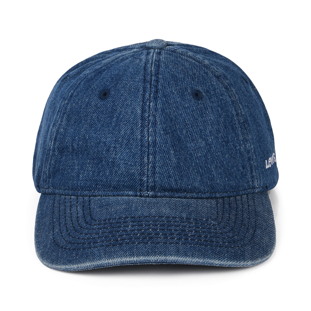 Casquette avec Étiquette Vierge en Jean Essential bleu LEVI'S