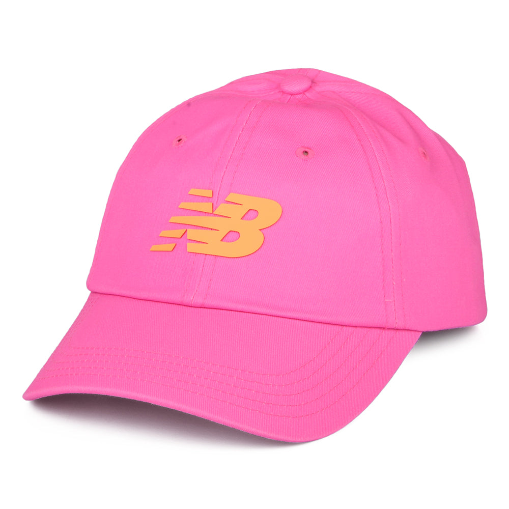 Casquette Snapback à Visière Incurvée rose NEW BALANCE