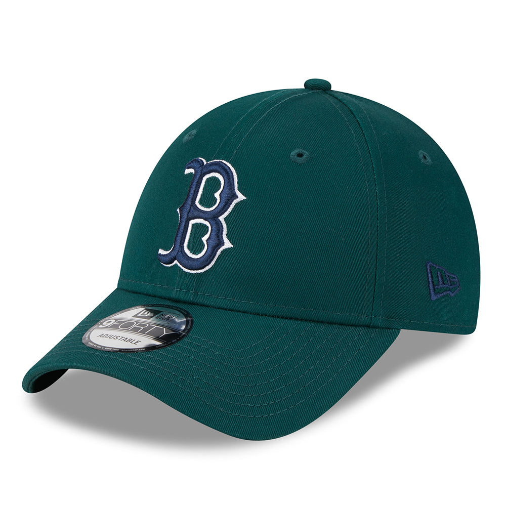 Casquette 9FORTY Boston Red Sox MLB League Essential vert foncé-bleu marine NEW ERA