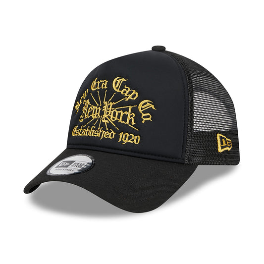 Casquette Trucker 9FORTY NE A-Frame noir NEW ERA