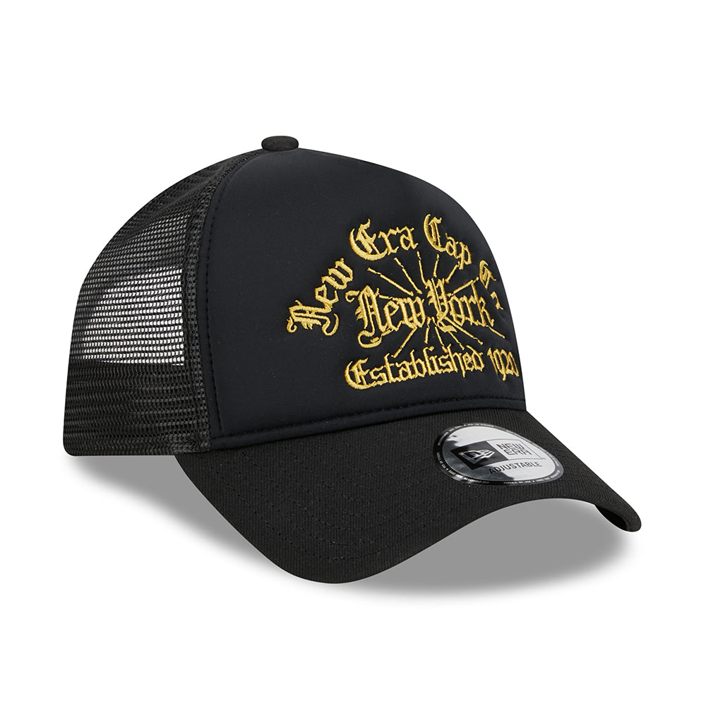 Casquette Trucker 9FORTY NE A-Frame noir NEW ERA