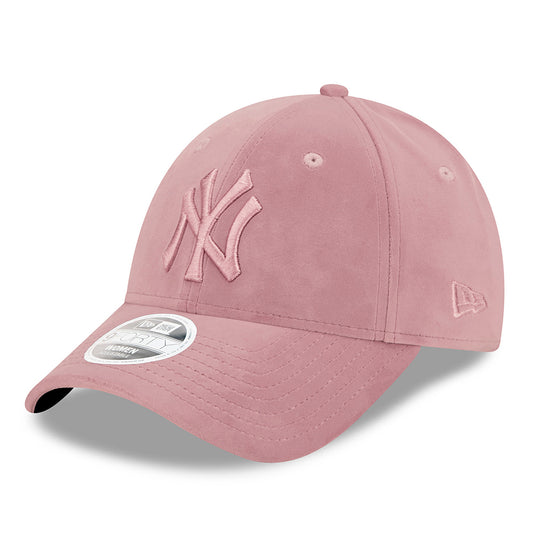 Casquette Femme 9FORTY MLB Velour New York Yankees rose NEW ERA