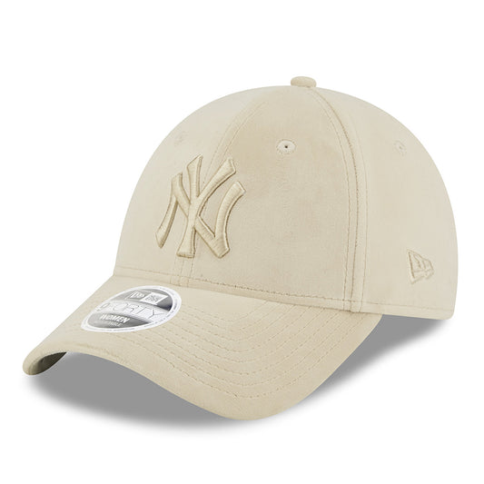 Casquette Femme 9FORTY MLB Velour New York Yankees pierre NEW ERA