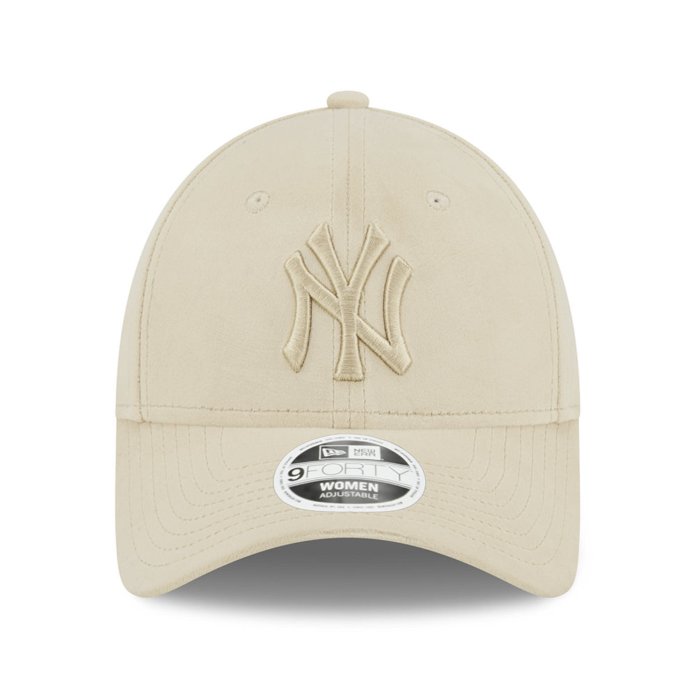 Casquette Femme 9FORTY MLB Velour New York Yankees pierre NEW ERA