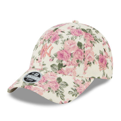 Casquette Femme 9FORTY MLB Floral Cord New York Yankees pierre-rose NEW ERA